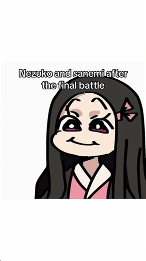 Nezuko & Sanemi after the final battle #demonslayer #anime #shorts #kny #knyshorts #animeskits