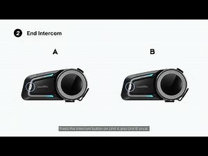 【New】2-Rider Intercom: Fodsports FX7 Bluetooth Mesh Intercom User Guide