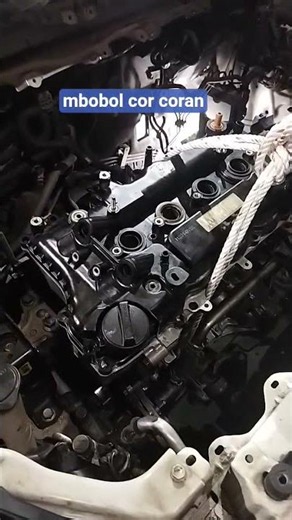installing an engine with a hoist