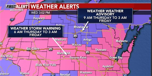 First Alert Weather Day on Thursday due to moderate snow