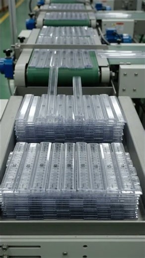 How 10,000,000 Plastic Rulers Are Extruded Inside a Satisfying Factory 📏⚡#factory #manufacturing