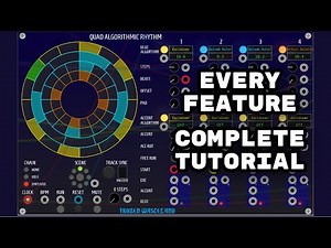 Frozen Wasteland Quad Algorithmic Rhythm Generator Every Feature Tutorial | VCV Rack