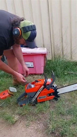 ported neo-tec NH8120 chainsaw fixed aluminium piped muffler