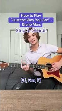 How to Play “Just the Way You Are” - Bruno Mars 🎸 #guitartok #beginnerguitar #guitarlesson