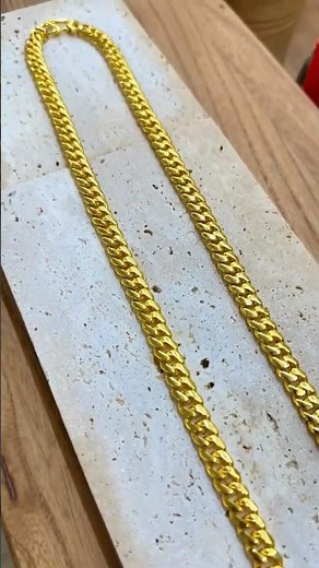 Handcrafting Solid Gold Cuban Link Chains