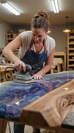 Unique DIY Glowing River Table | Step-by-Step Epoxy Guide