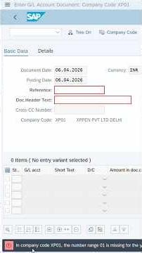 ✅Solve Missing Number Range Error in Gl in SAP FICO | SAP Tricks | Accounts Advisor | Mayur sir