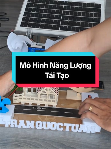 Mô hình năng lượng tái tạo trong dạy học khoa học