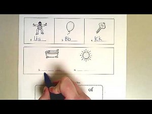 Kindergarten Saxon Phonics Lesson 61
