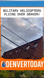 14K views · 1.3K reactions | Multiple military helicopters were spotted flying over Denver skies this evening  Follow @denvertoday_ for more Denver content! #DenverToday #Denver #Denvercolorado #720 #303 #aurora #dnvr #colorado #dnvrcolorado #auroracolorado #downtowndenver #westwood #westminster #westminstercolorado #thornton #thorntoncolorado #lakewood #lakewoodco | Denver Today | Facebook