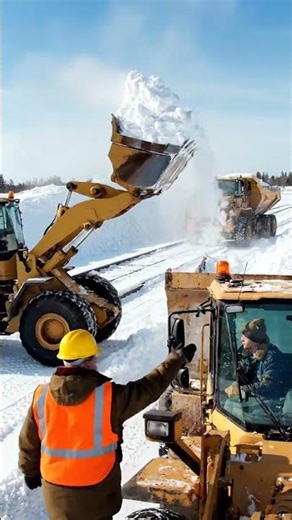 Snow Rescue Convoy: Clearing the Railway Track
