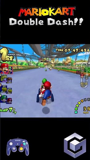 🍄MARIO KART DOUBLE DASH Full Mushroom Cup Gameplay (Nintendo GameCube Retro)🏎️ #MarioKart #Nintendo
