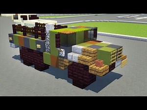 Minecraft M923 Heavy Military Cargo Truck Tutorial