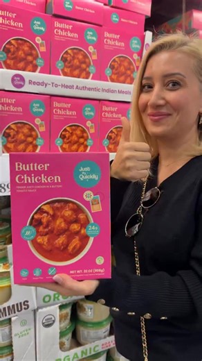 Busra Ozkan on Instagram: "I grabbed this the second I saw it at Costco 😍 Just by Quicklly Butter Chicken is seriously a lifesaver meal! Authentic Indian flavor, rich buttery sauce, tender chicken — and it’s ready-to-heat 🙌 Perfect for busy days when you want something quick but still incredibly delicious. @just_by_quicklly And now the best part 👇 ✨ Special Launch Offer ✨ Spend $30+ on JBQ meals at Costco, DM your receipt to @quickllyit and receive a 🎁 FREE $30 Costco gift card! ⚡️ First 100