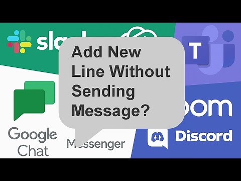 How To Add a Line Without Sending (Works in Any Messaging App!)