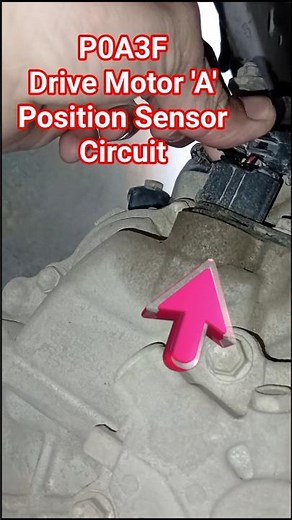 P0a3f drive motor A Position Sensor circuit #p0a3f #toyota #hybrid