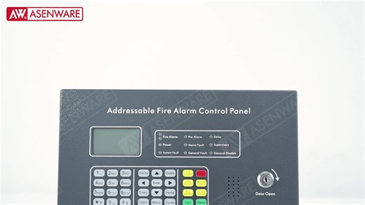 AW-FP128 Addressable Fire Alarm Control Panel Overview
