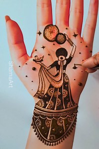 1.9M views · 8.3K reactions | #mehndi #mehendi #mehandi #henna #arabic #design #art #artist #creative #creativity #wedding #shamaart #karwachauth #karwachauthspecial | Shama Art | Facebook