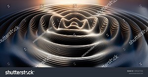 Interference Waves Digital Raster Micro Structure Stock Illustration 1495427336 | Shutterstock