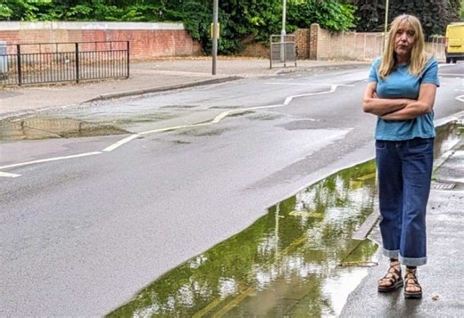 ‘Kent suffers from water shortages - but they've left this leak going for three months!'