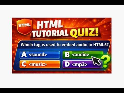 Can You Solve This HTML Quiz ❓ Test Your HTML Skills 🔥