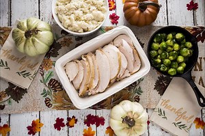 Families come in all shapes and sizes! Entertaining just a handful of people this Thanksgiving? Once you've qualified for your free turkey, redeem for a smaller turkey breast instead and give this simple slow cooker recipe a try >> http://bit.ly/2mnGu4O | ShopRite