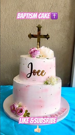Baptism Cake! #cake #cakedecorating #cakedesign #cakedecoratingideas