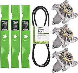 8TEN Deck Rebuild Kit for Husqvarna YTH2448 YTH2148 GTH2548 GTH250 YTH2748 GTH 2248XPA Blade Spindle Belt