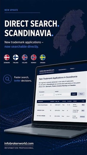 🔍 New: Scandinavian Trademark Database