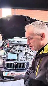 A cherished BMW 323i petrol from 1997 - live data engine diagnostic and engine carbon clean