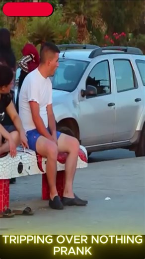 Tripping over nothing prank #fypシ #funny #pranks #smiles