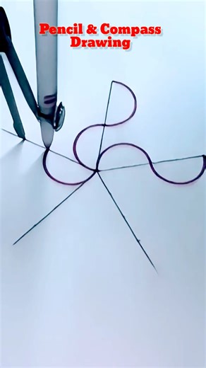 Pencils & Compass Drawing #drawing #drawingtutorial #art #viralvideo #howtodraw