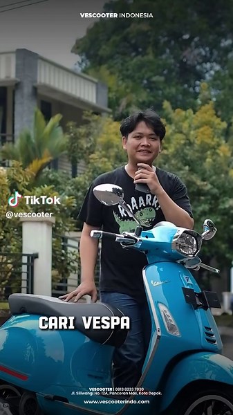 🎥 REVIEW LENGKAP VESPA MATIC DI VESCOOTER. BUDAYAKAN TONTON SAMPAI SELESAI! Dari awal datang sampai motor siap dibawa pulang, semuanya dibahas tuntas! 💯 Mulai dari: ✅ Pilih tipe & warna Vespa ✅ Cek unit & test ride ✅ Proses pembelian super cepat ✅ Bonus garansi & aksesoris ✅ Layanan aftersales yang bikin tenang 📍 Jl. Siliwangan Ruko No 12A. Pancoran Mas. Kota Depok 💬 Staff ramah & informatif 💸 Harga paling terjangkau se-Indonesia! Kalau kamu cari Vespa matic dengan proses aman, cepat, dan b