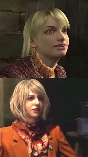 Ashley meets Leon for the First Time #gaming #shorts #residentevil4