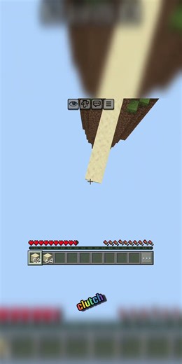 minecraft clutch #minecraft fast bridging