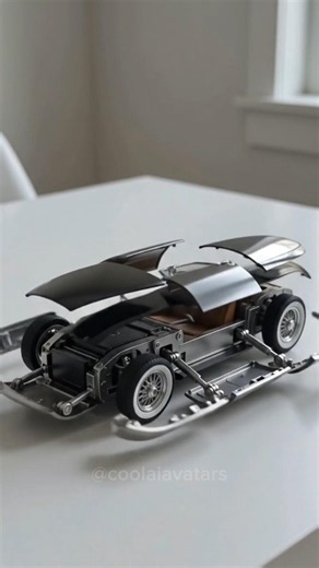 Mechanical Toy Transforms into a Classic Car #shorts