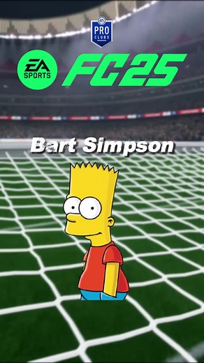 Customize Bart Simpson Characters in EA Sports FC 25