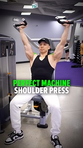 1.7M views · 18K reactions | ✅ The PERFECT Machine Shoulder Press...
