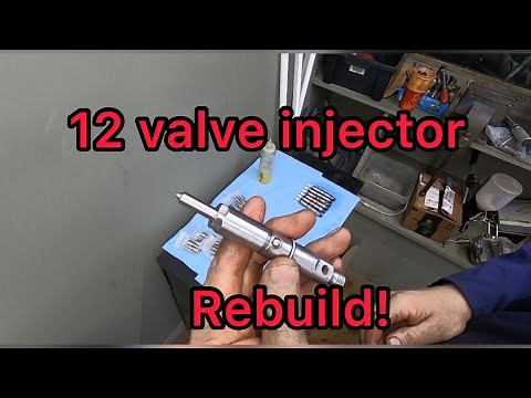 How to rebuild 12 valve Cummins injectors.