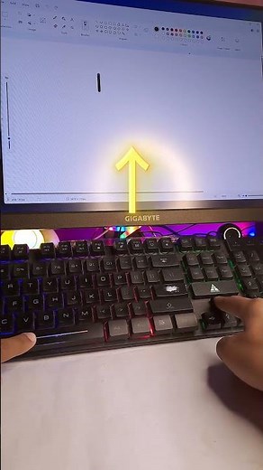 MS Paint SECRET Trick! 😱 | Windows Shortcut You Must Try #shorts