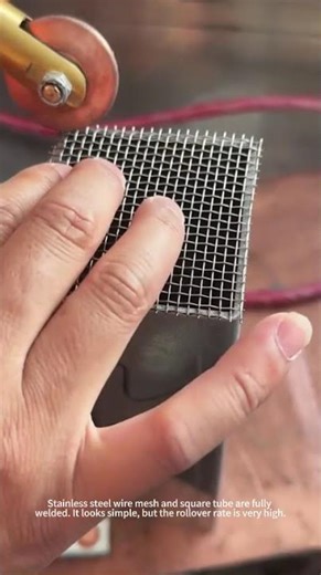 A complete guide to stainless steel wire mesh and square tube welding! 3 key details #machine #food