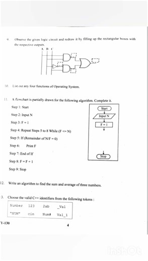plus one computer science question 2026#computerscience #answerkey