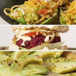 Are you up for our 7 day vegan challenge?! Get a kick start with 3 of our 15 minute high-protein vegan dinners 💪🥑🌿 For all the handy tips and recipes 👉 http://bit.ly/2ySX5jW #myprotein #worldveganmonth #veganchallenge | Myprotein