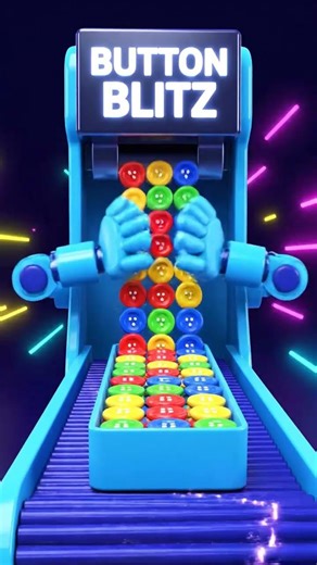 Magic Buttons Dance Into Perfect Rows—Watch The Celebration! 🎉✨
