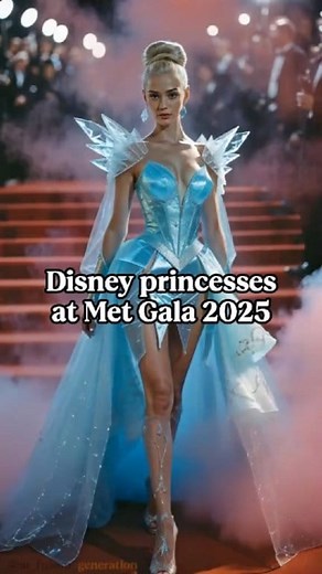 2.8M views · 25K reactions | Disney princesses at Met Gala 2025 #ai #disneyprincesses #metgala2025 | Aiwiry | Facebook
