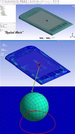 Touchscreen Failure Under Impact 💥 | LS-DYNA Explained #engineering #design #fea #ansys #lsdyna