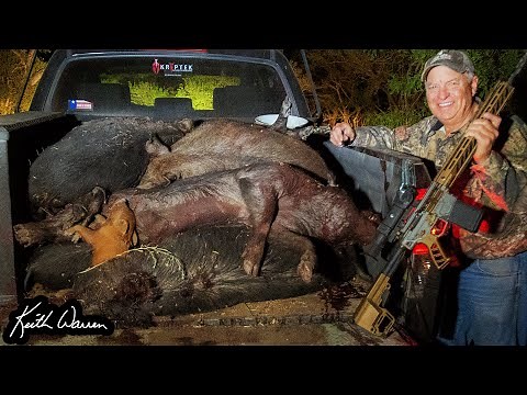 PIG HUNTING MASSACRE - Best Thermal Setup for Eradicating Feral Hogs