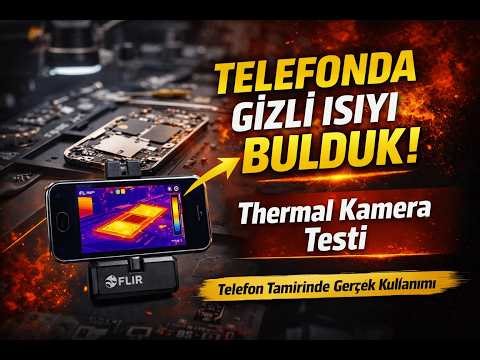 TELEFONDA GİZLİ ISIYI BULDUK!Thermal Kamera Testi