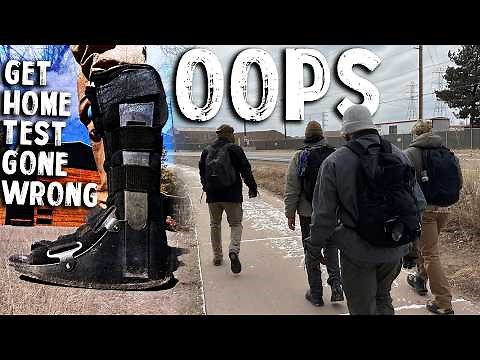 The Art Of Getting Home (Don't Fracture Your Foot...) - 25+ Mile Get Home Bag Testing