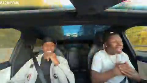 Rakai & Reemknocks got too excited and started playing rock, paper, scissors while using autopilot in Rakai’s Cybertruck 😭